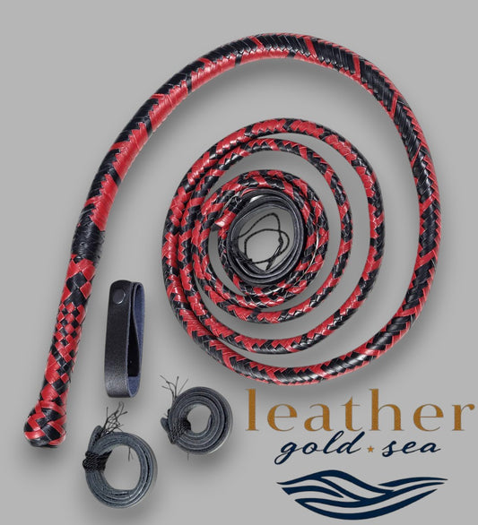 leather bullwhip for sale