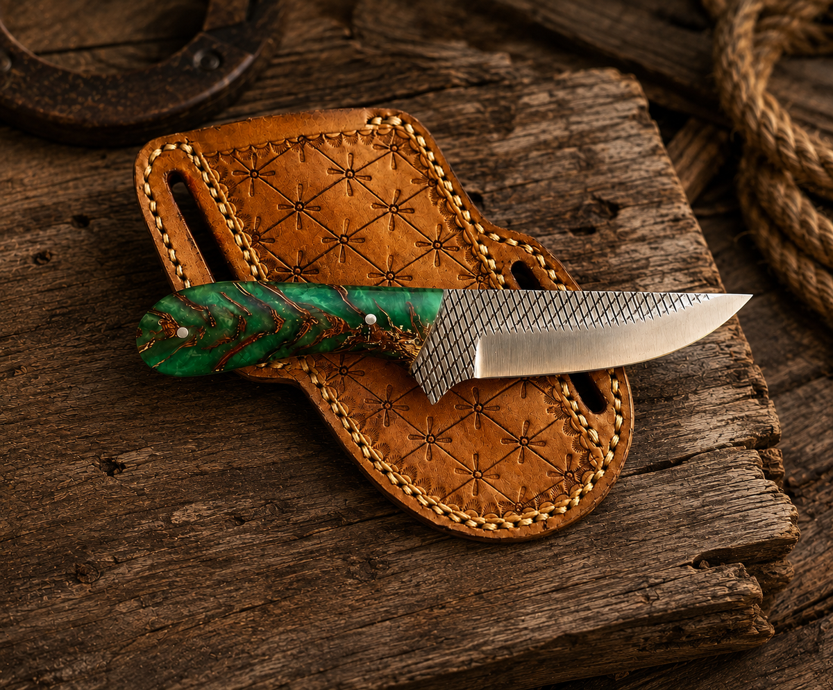 Western Cowboy Belt Knife – Handmade Western Style