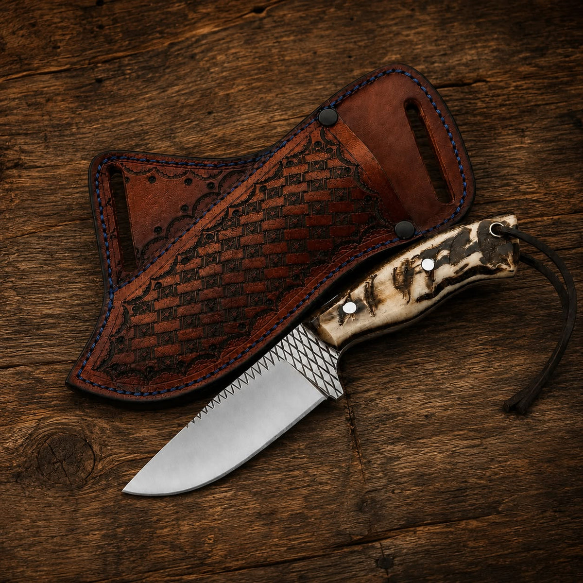 Western Knife and Sheath Set
