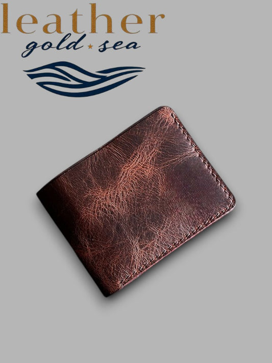 custom leather wallet