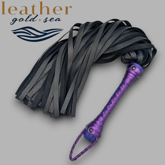 handmade leather flogger
