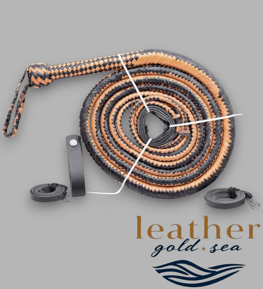 kangaroo hide bullwhip