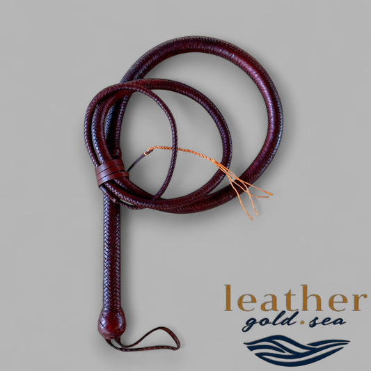 leather bullwhip | made in usa