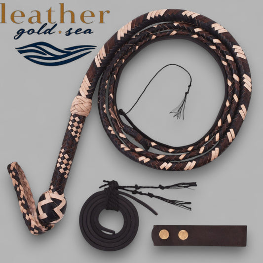 real leather whip