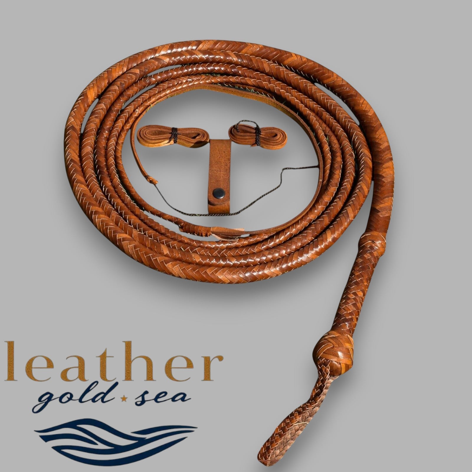 kangaroo leather bullwhip