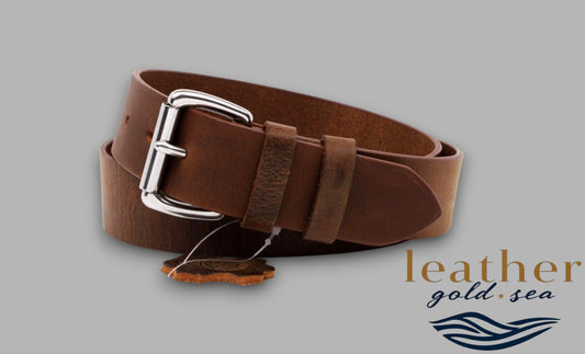 boho leather belt