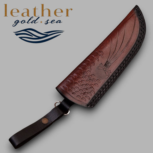 Brown Leather Knife Sheath