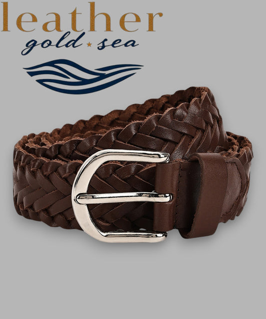 Braided Leather Belt