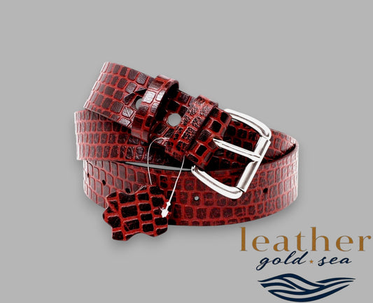 2 inches wide mens leather belts